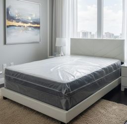 QUEEN BED FRAME BOX SEALED WITH MATTRESS INCLUDED NEW BEDROOM FURNITURE SET QUEEN BED + MATTRESS 
