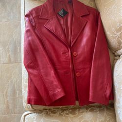 Genuine Leather Jacket Size M