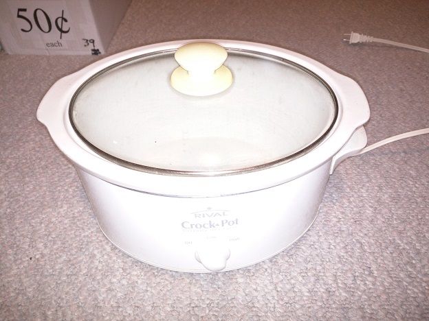 Rival Crock Pot Stoneware Slow Cooker, 3-1/2 Quart, Shop