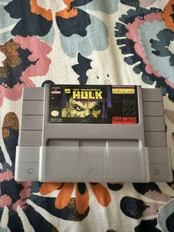 The Incredible Hulk Super Nintendo 