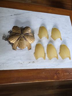 Antique Lincoln Slip Shade Lamp