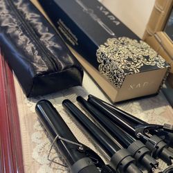 Xara Professional Hairstyling 6-piece Curling Wand Kit