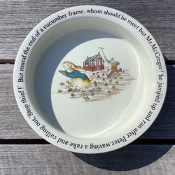 WEDGEWOOD. BEATRIX POTTER. PETER RABBIT CHILDREN’S BOWL. NEW, UNUSED.