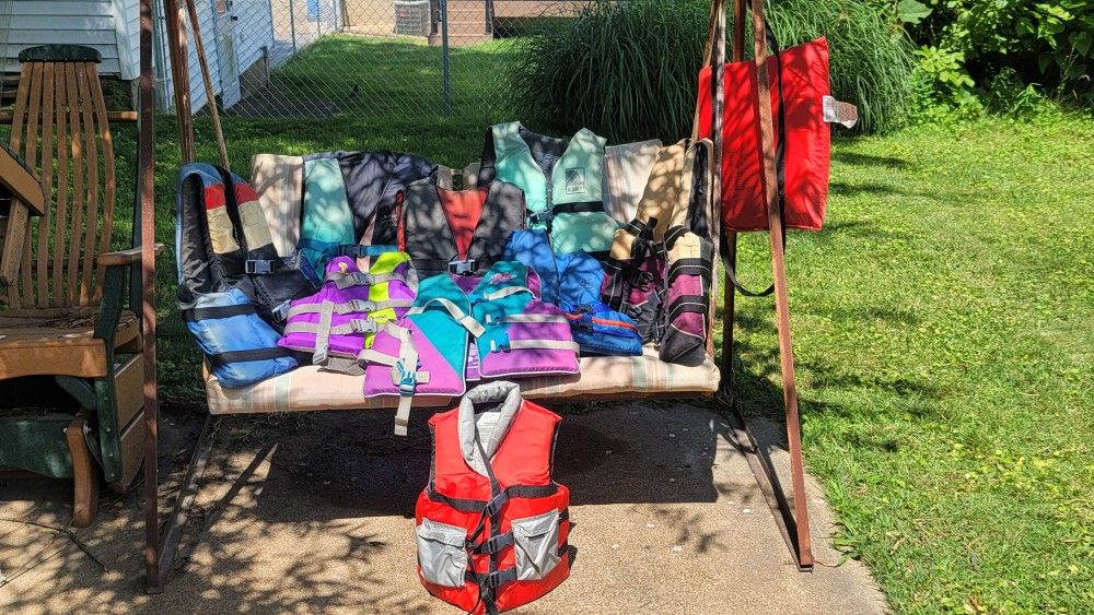 Vintage Life Jackets - - Adult And Youth