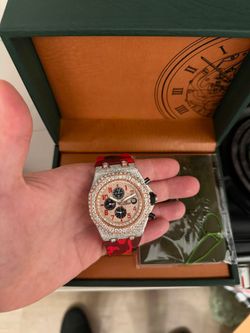 Iced Out Chronograph Watch