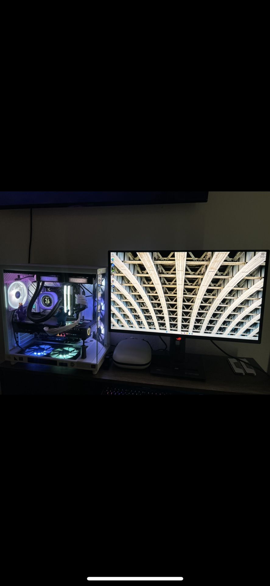 Pc Gaming with ROG Monitor 360hz 0.03ms