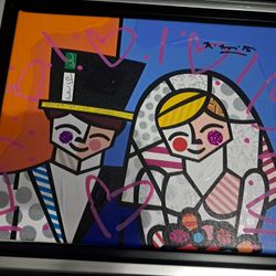 Romero Britto Painting