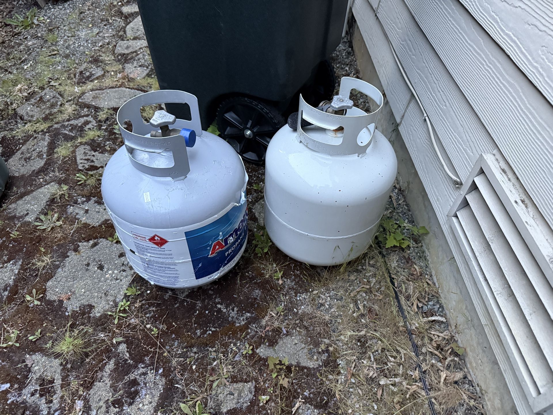 Propane tank ( 1 FULL And 1 Empty)