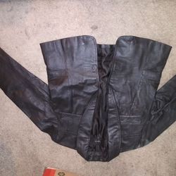XL chamarra de piel