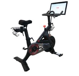 Peloton bike with shoes