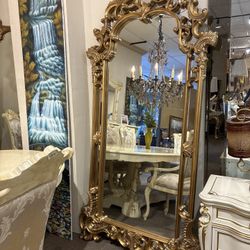 Gold Finishing Framed Mirror