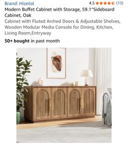 2 Modern buffet cabinets