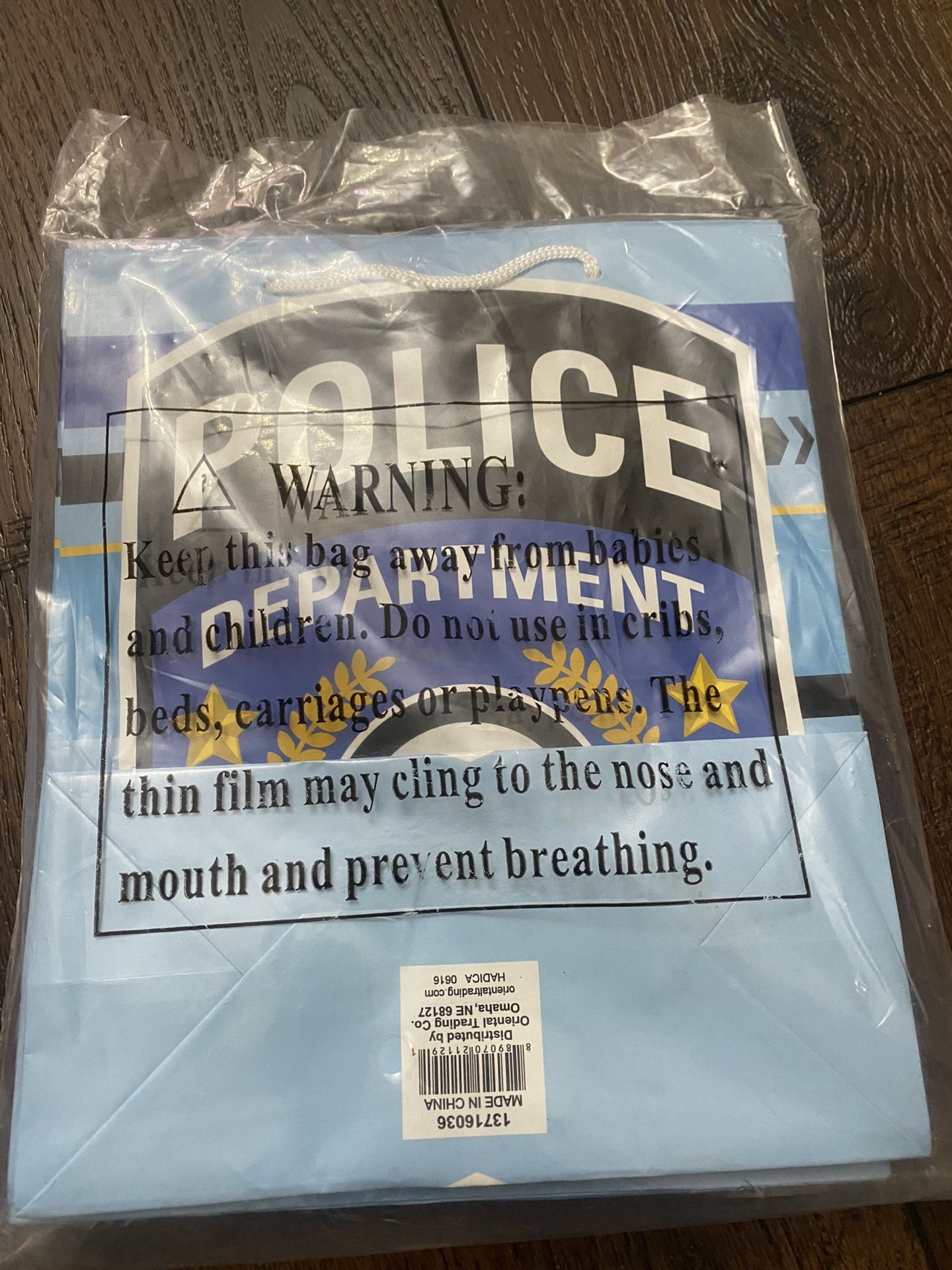 NEW Pack Of 12 Police Treat Gift Bags 