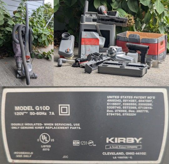 Kirby Sentria Vacuum (Model G10D)