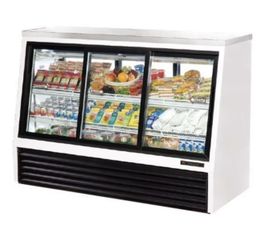 True display refrigerator doble side door