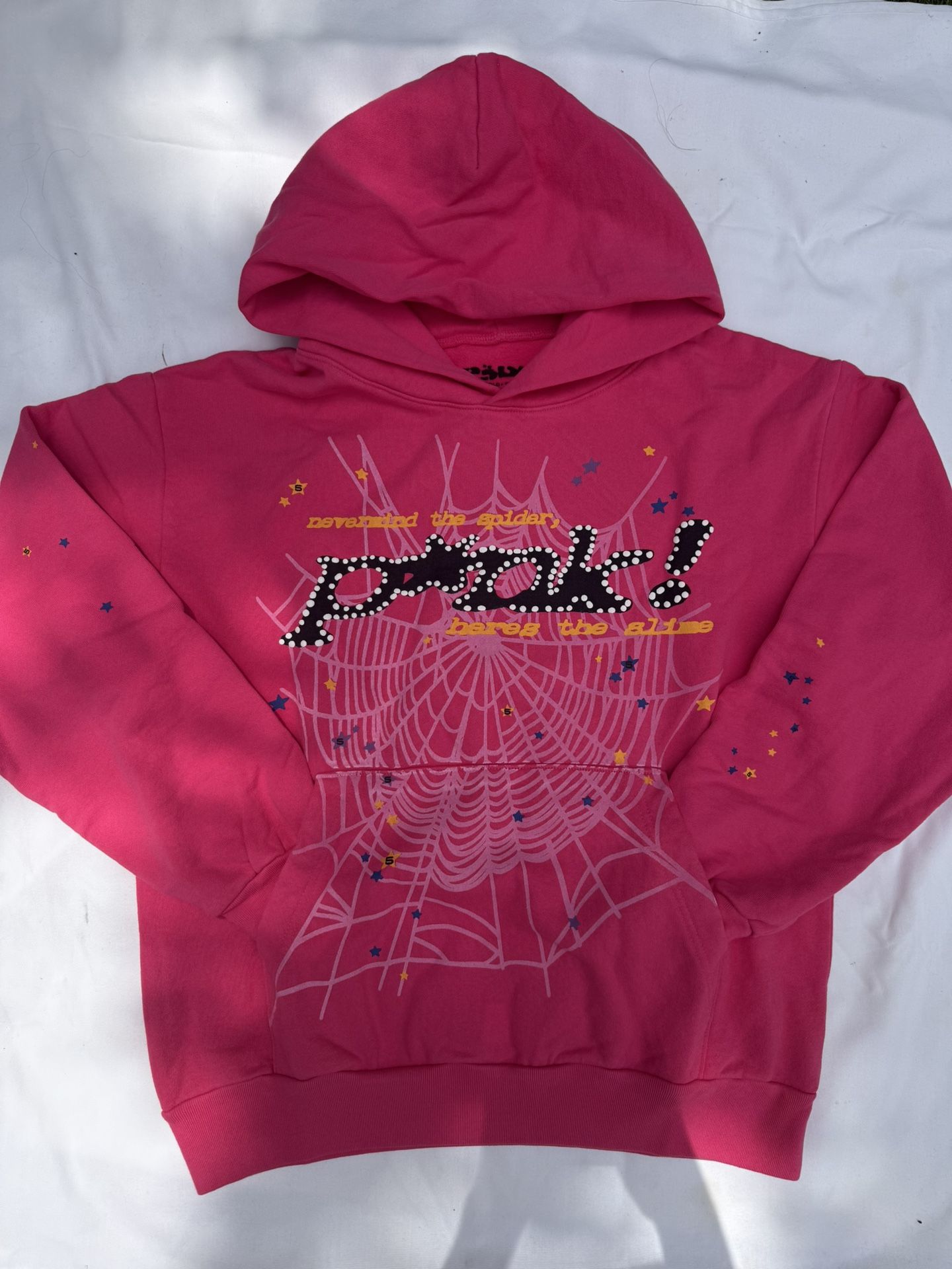 Pink Pink Spider Hoodie