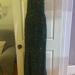 Green Women’s Glitter Dress Size 9