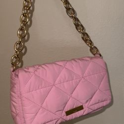 Pink bershka shoulder bag 
