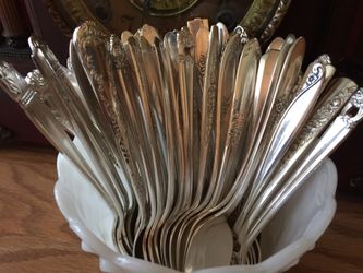 Vintage silverplate flatware ($1 for each piece)