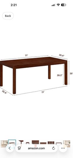 Mesa de Comedor 71” Nueva / New 71” Dining Table