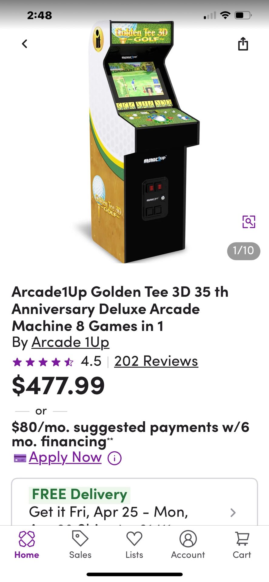 Golden Tee Arcade Game For Sale