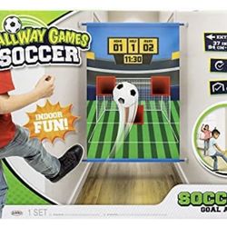 Brand New Maui Toys Soccer Indoor Hallway Games! Soccer Goal Action Fun with 3 Soccer Balls & Cones