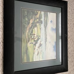 Framed Golf Art Print