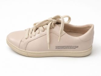 Pangaia Pale Pink Low-Top Lace-Up Sneakers