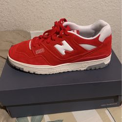 New Balance 550 Suede Pack - Team Red