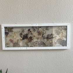 Framed Decor- Pressed Flowers