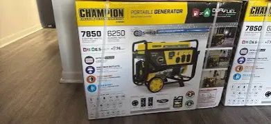 Champion dual fuel 7850 new generator