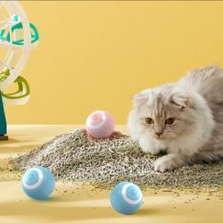 Cat Interactive Ball Smart Cat Toys Indoor Automatic Rolling Magic Ball Electronic Interactive Cat Toy Cat Game Accessories
