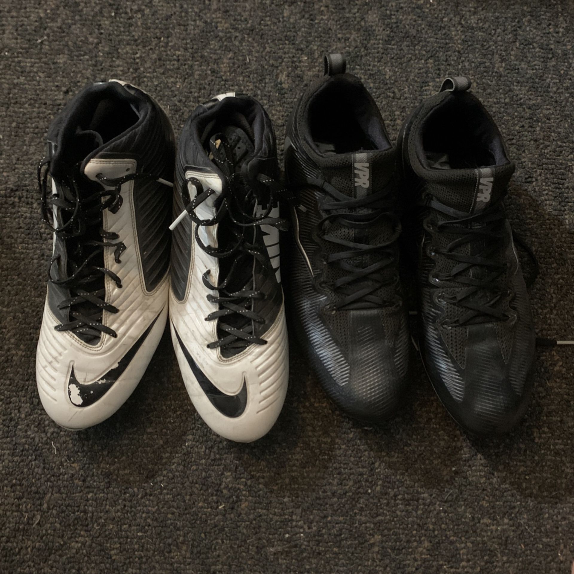2 Pairs Of Cleats 