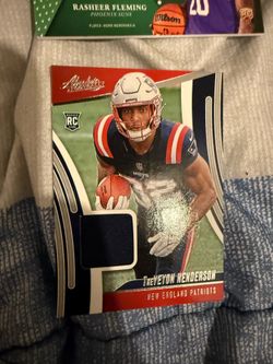 🏈🔥 TreVeyon Henderson Rookie Card Patch – Clean Condition!