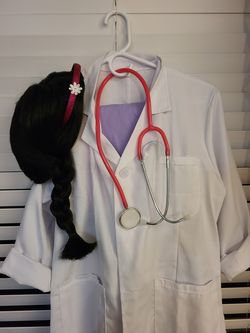 Doc Mcstuffins costume with Wig
