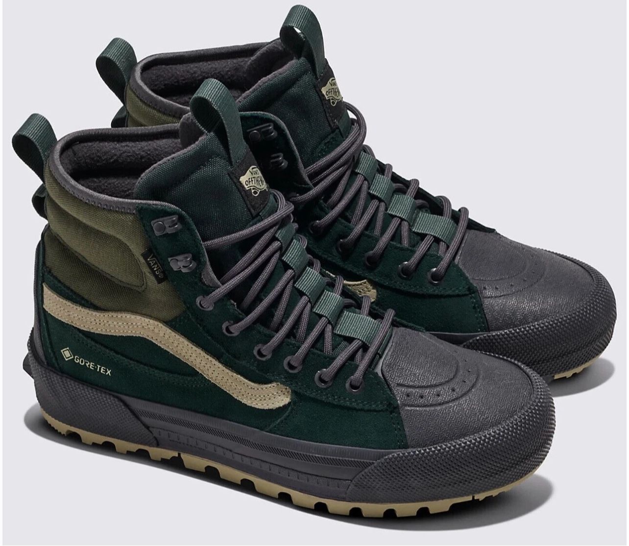 Vans MTE Sk8-Hi GORE-TEX Insulated Shoe Scarab/Grape Leaf Mens Hiking Boots NEW