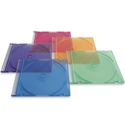 New Sealed In Box Assorted Colors DVD /cds Storage Organizer Cases 
