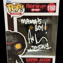 Ari Lehman Signed Funko Pop #1160 – Savini Jason | “Mama’s Boy / Jason 1” | Beckett Authenticated
