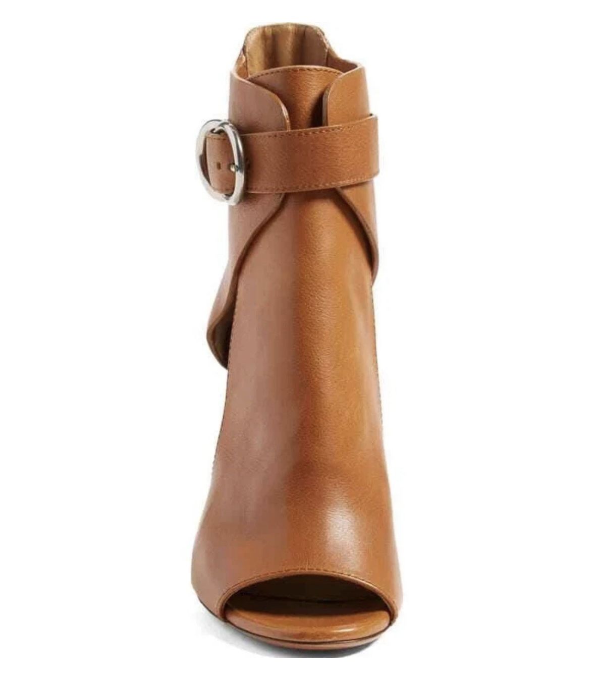 NIB CHLOE Women's Tan Leather Millie Booties, Size 41 EU