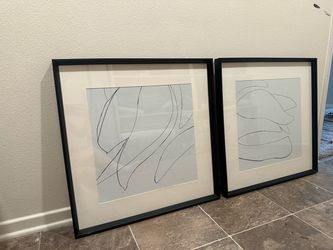 Two wall art picture frames modern look