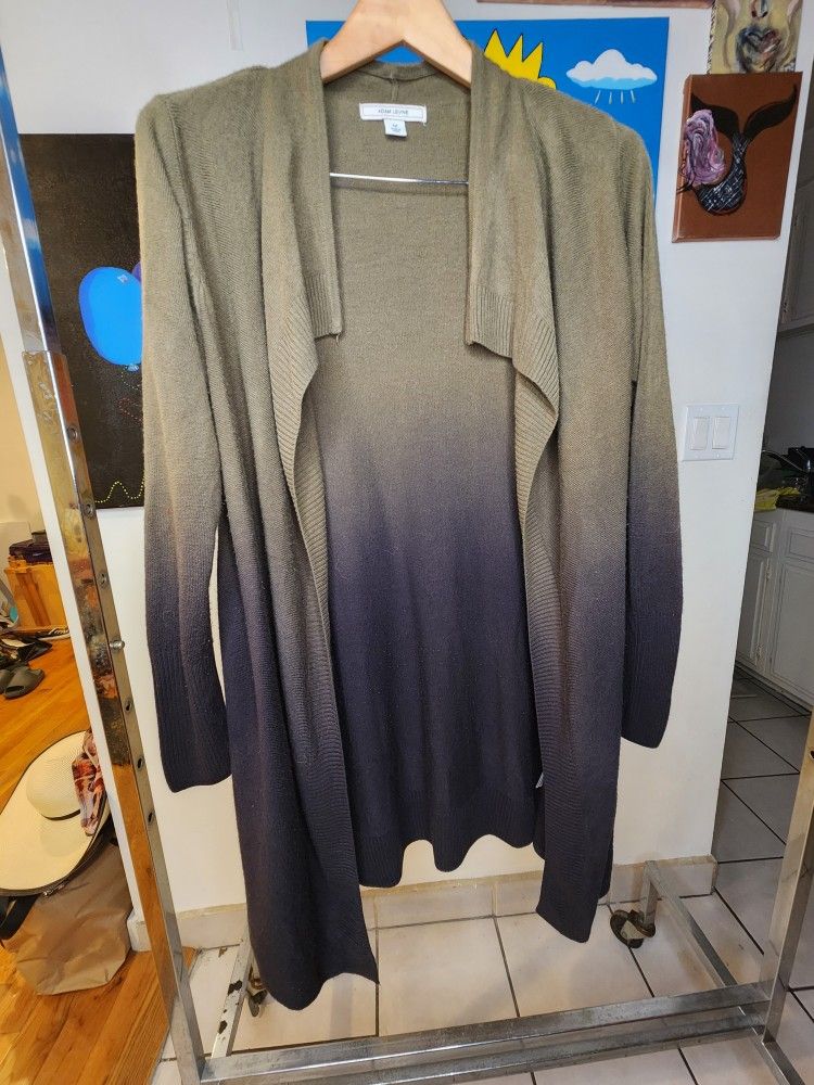 Ombre Green to black Cardigan- Adam Levine Line