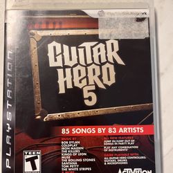Guitar Hero 5 PS3 Video Game