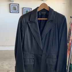 Leather Blazer