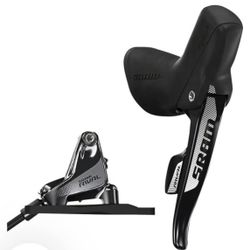 BRAND NEW NEVER USED SRAM Rival 22 Flat Mount Hydraulic Disc Brake with Rear Shifter and 1800mm Hose