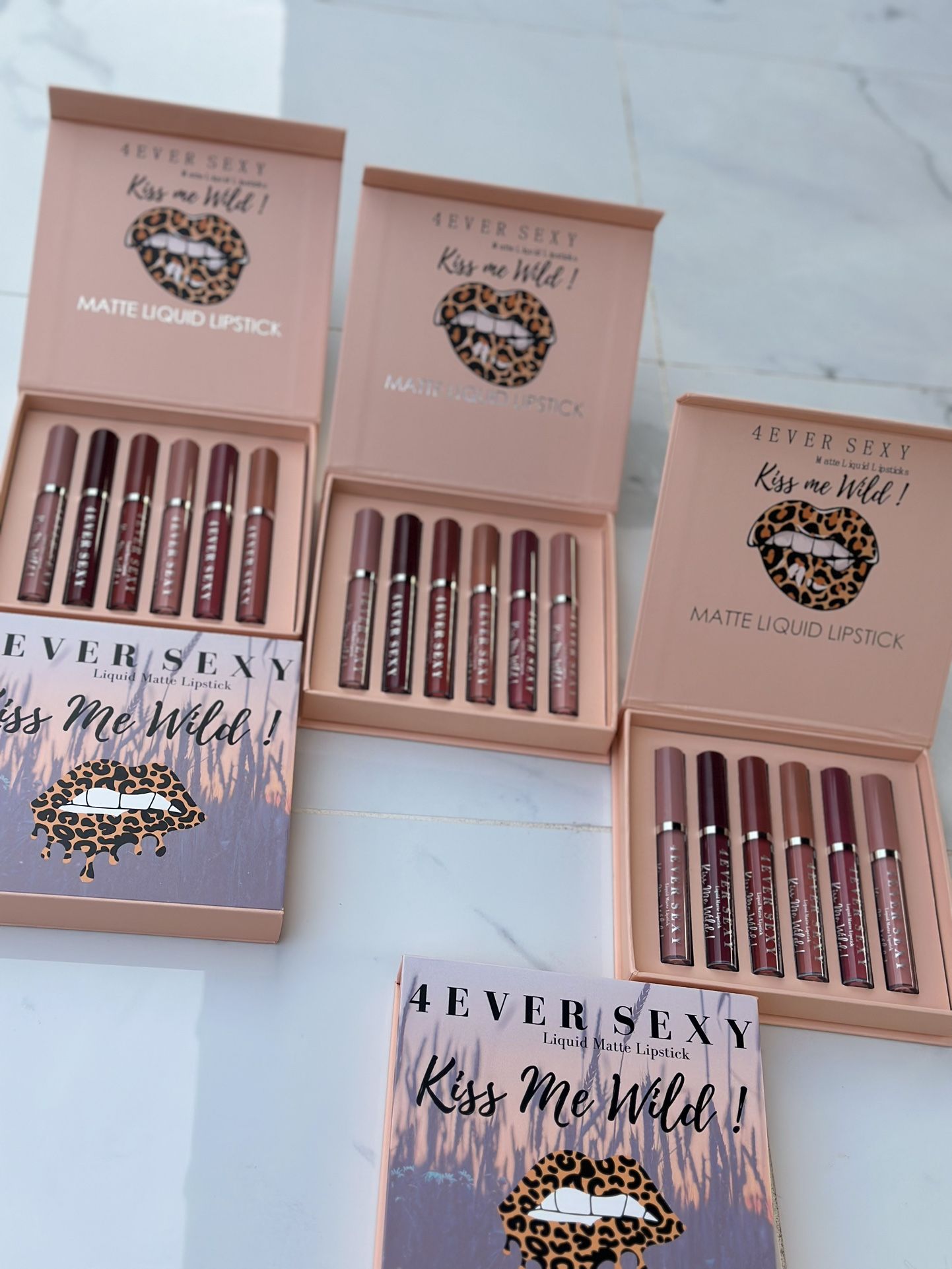 Set Of 6 PCS Matte Liquid Lipsticks