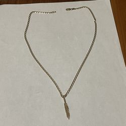 14k Feather Chain