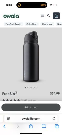 Black 32oz Owala Tumbler
