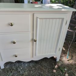 Heirloom White Sideboard In Wood