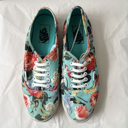 Vans Authentic Lo Pro Floral Shoes - 8 Women