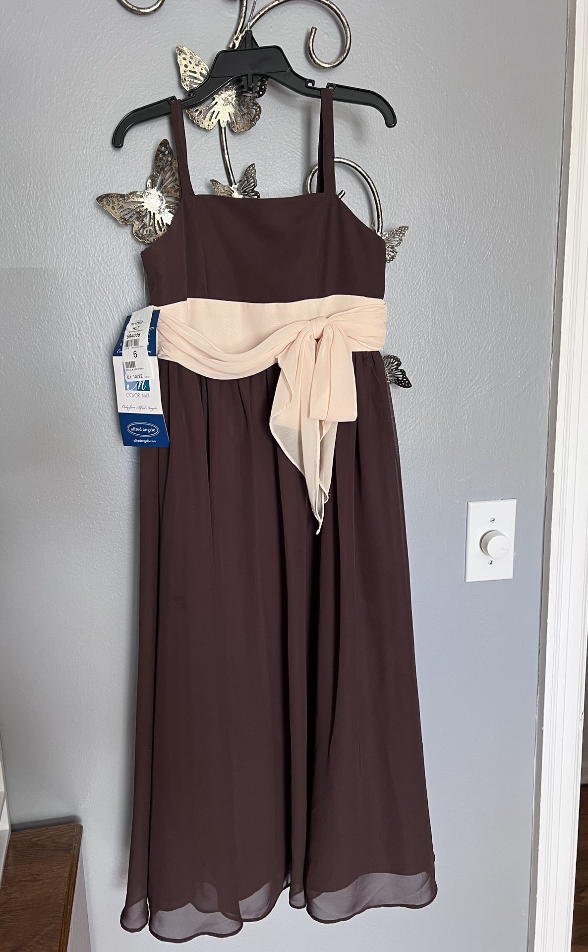 Alfred Angelo - Brown Dress little girl size 6